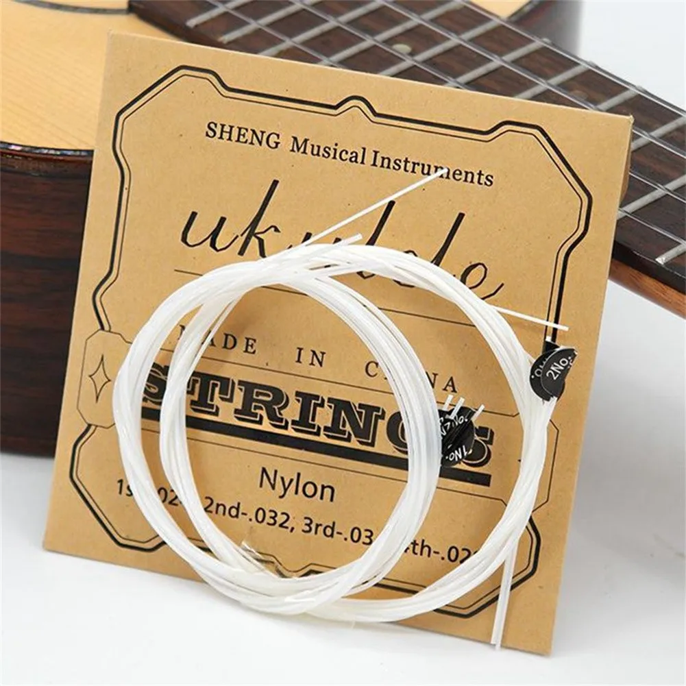 4PCS/Set Nylon Strings Universal Ukulele String For 21in 23in 26in Ukuleles Musical Instruments Accessories Equipment Wholesale
4PCS/Set Nylon Strings Universal Ukulele String For 21in 23in 26in Ukuleles Musical Instruments Accessories Equipment Wholesale