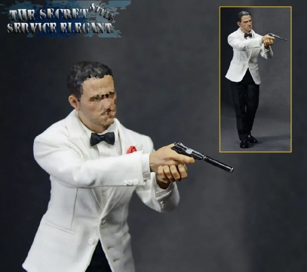 CUKE TOYS MA-007 1/6 Scale Male Clothes Elegant Style Agent Suit Shirt Pants Tie For 12" Figure Action Model Body Accessory Toys
CUKE TOYS MA-007 1/6 Scale Male Clothes Elegant Style Agent Suit Shirt Pants Tie For 12" Figure Action Model Body Accessory Toys