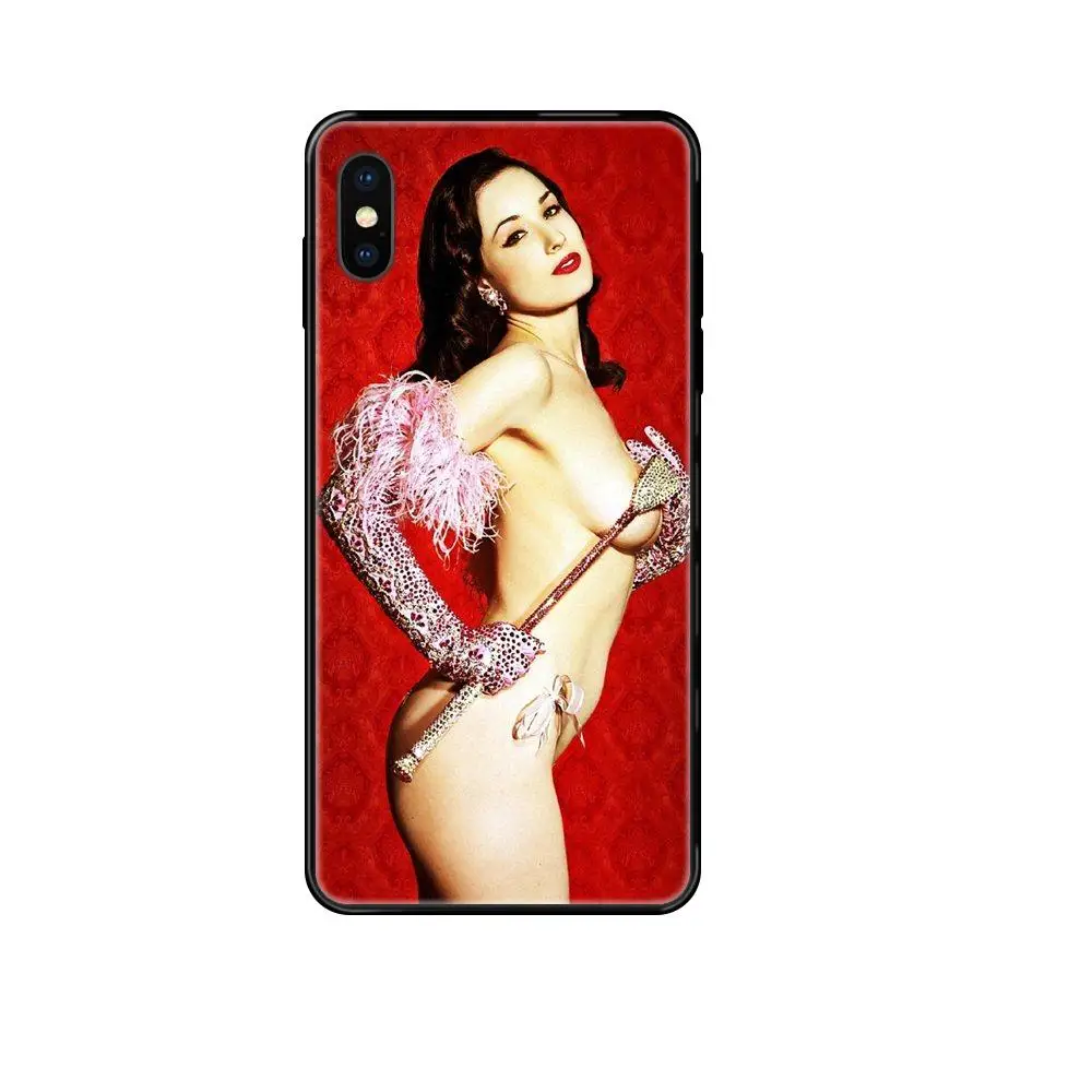 Для Xiaomi Mi Note A1 A2 A3 5 5s 6 8 9 10 SE Lite Pro Ultra Dita Von Teese дешевые настоящие черные мягкие ТПУ