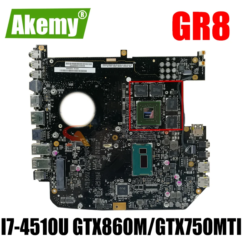 Akemy 08001-0510XX00 материнская плата для ноутбука ASUS ROG GR8 оригинальная материнская плата I7-4510U GTX860M/GTX750MTI
Akemy 08001-0510XX00 материнская плата для ноутбука ASUS ROG GR8 оригинальная материнская плата I7-4510U GTX860M/GTX750MTI