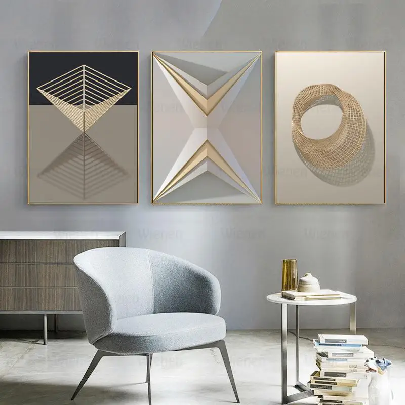 Abstract Stereoscopic Pattern Line Visual Arts Modern Decorative Picture Canvas Wall Art Poster Painting for Living Room Decor
Abstract Stereoscopic Pattern Line Visual Arts Modern Decorative Picture Canvas Wall Art Poster Painting for Living Room Decor