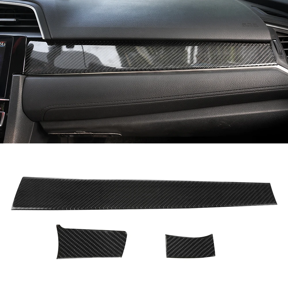 Senzeal 3PCS Carbon Fiber Car Center Console Dashboard Trim For 2016 2017 2018 2019 2020 10th Gen Honda Civic
Senzeal 3PCS Carbon Fiber Car Center Console Dashboard Trim For 2016 2017 2018 2019 2020 10th Gen Honda Civic