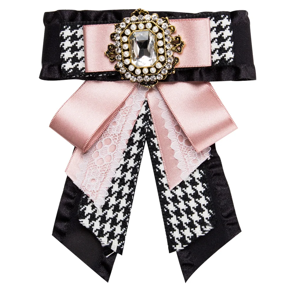 Fashion Ribbon Bow Women Exquisite Brooch Rhinestone Crystal Fabric Cloth Art Luxury Dress Pins And Brooches Best Gift For Girl
Fashion Ribbon Bow Women Exquisite Brooch Rhinestone Crystal Fabric Cloth Art Luxury Dress Pins And Brooches Best Gift For Girl