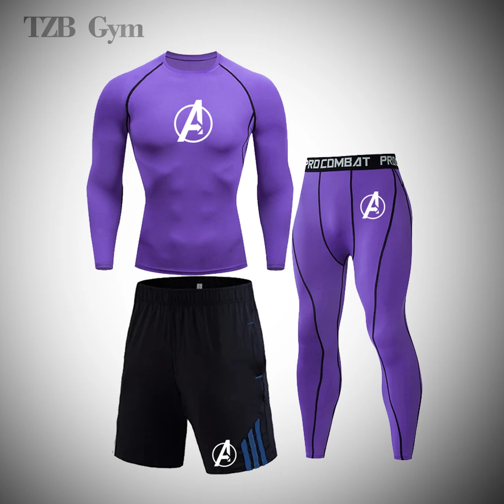 Dry Fit Sweatshirt Tights Men's Sports Suit Training Compression Sweat Wicking Fitness Gym Jogging Running Suit T-ShirtRashguard
Dry Fit Sweatshirt Tights Men's Sports Suit Training Compression Sweat Wicking Fitness Gym Jogging Running Suit T-ShirtRashguard