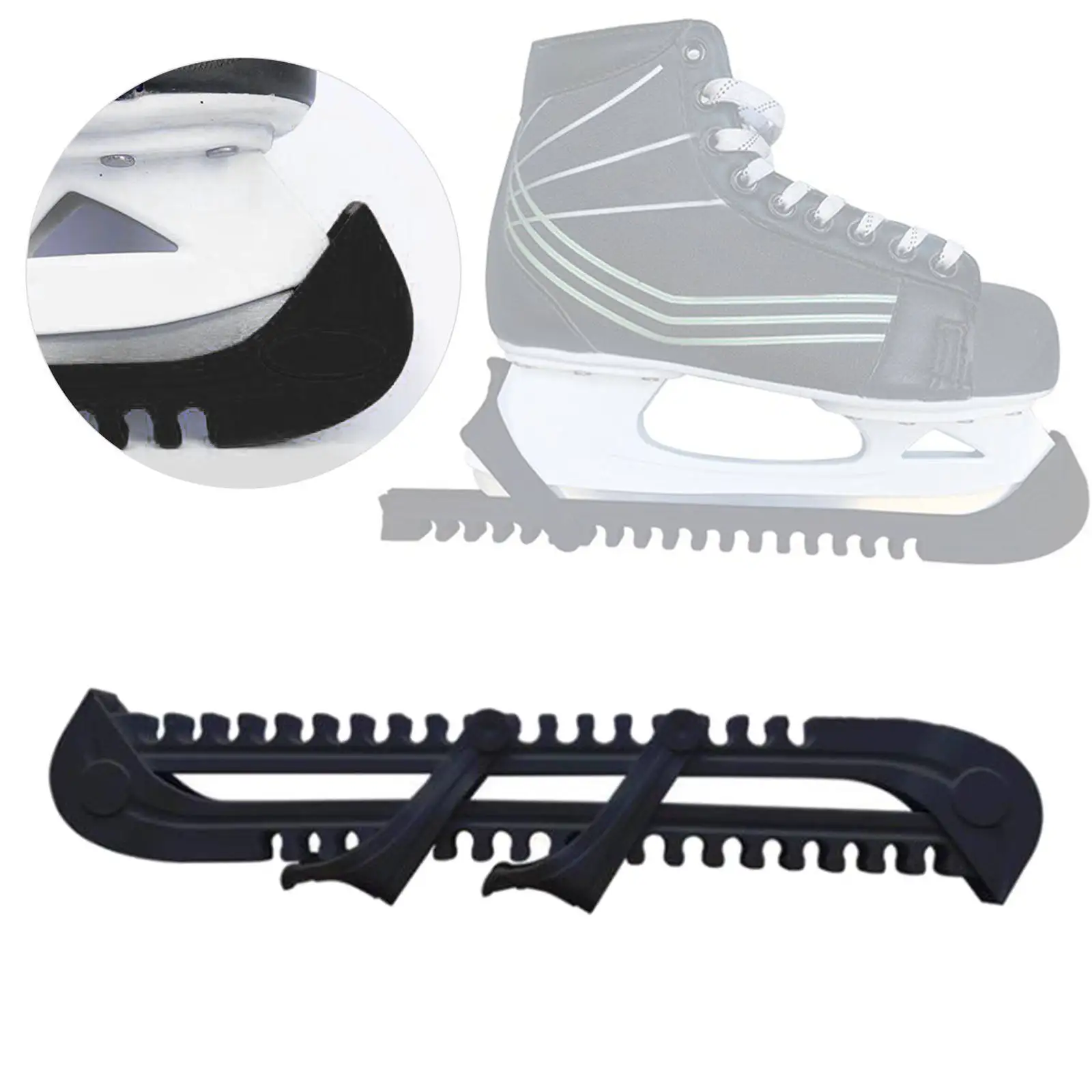 Skate Blade Guards Soft Accessory Premium Plastic Ice Figure Skating Repalcement Parts Protective Ice Skates Protect Sleeve 
Skate Blade Guards Soft Accessory Premium Plastic Ice Figure Skating Repalcement Parts Protective Ice Skates Protect Sleeve