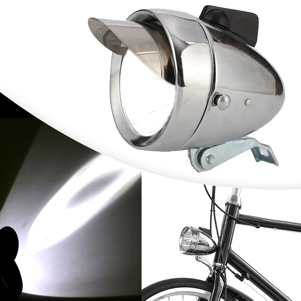 Bike LED Metal Chrome Vintage Bicycle Retro Front Fog Light Head Lamp Classic bike light Headlight Cycling Accessories parts
Bike LED Metal Chrome Vintage Bicycle Retro Front Fog Light Head Lamp Classic bike light Headlight Cycling Accessories parts