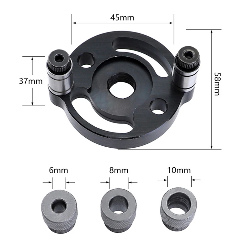 Hole Locator Kit Hole Positioner with 6/8/10mm Drill Sleeve Set Woodworking Jig Kit Wood Pocket Hole Drilling Woodworking Guide
Hole Locator Kit Hole Positioner with 6/8/10mm Drill Sleeve Set Woodworking Jig Kit Wood Pocket Hole Drilling Woodworking Guide