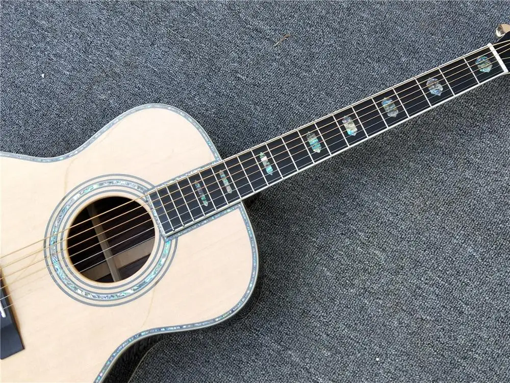 Top Quality Solid Spruce OM Style Acoustic Guitar,Real Abalone Ebony Fingerboard Electric Guitar Acoustic,Free Shipping
Top Quality Solid Spruce OM Style Acoustic Guitar,Real Abalone Ebony Fingerboard Electric Guitar Acoustic,Free Shipping