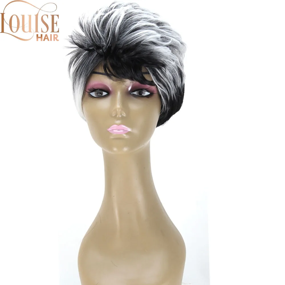 Short Synthetic Silver Grey And Black wave wig 613 short wig for women Blonde Wigs For Women Natural Straight Synthetic Wigs
Short Synthetic Silver Grey And Black wave wig 613 short wig for women Blonde Wigs For Women Natural Straight Synthetic Wigs