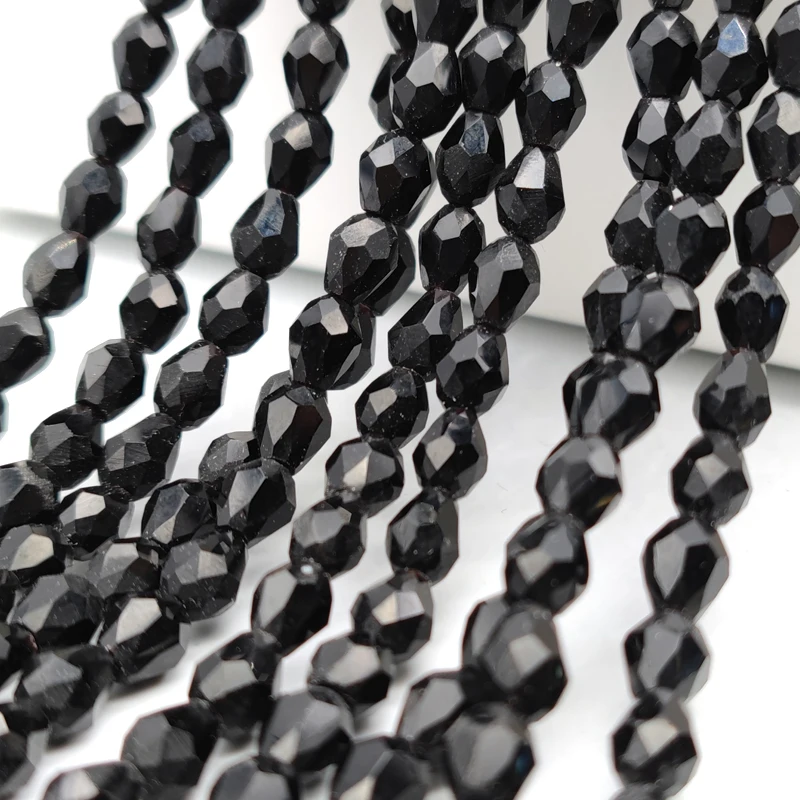 Waterdrop Faceted Black Crystal Beads Teardrop Shape Glass Loose Beads 3x5 5x7 8x11mm DIY for Making Jewelry Bracelet Necklace
Waterdrop Faceted Black Crystal Beads Teardrop Shape Glass Loose Beads 3x5 5x7 8x11mm DIY for Making Jewelry Bracelet Necklace