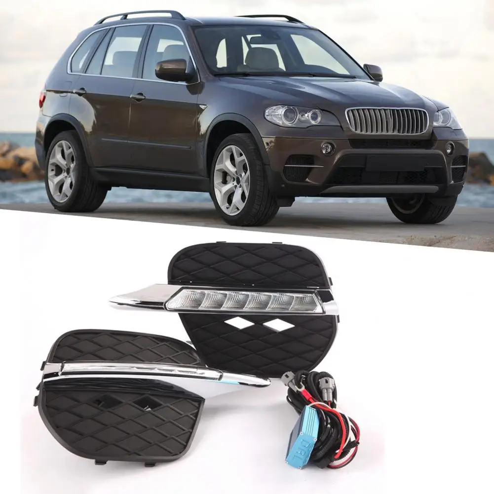 2Pcs heat-resistant DRL IP67 ABS waterproof front bumper daytime running lights for BMW X5 E70 2011-2013
2Pcs heat-resistant DRL IP67 ABS waterproof front bumper daytime running lights for BMW X5 E70 2011-2013