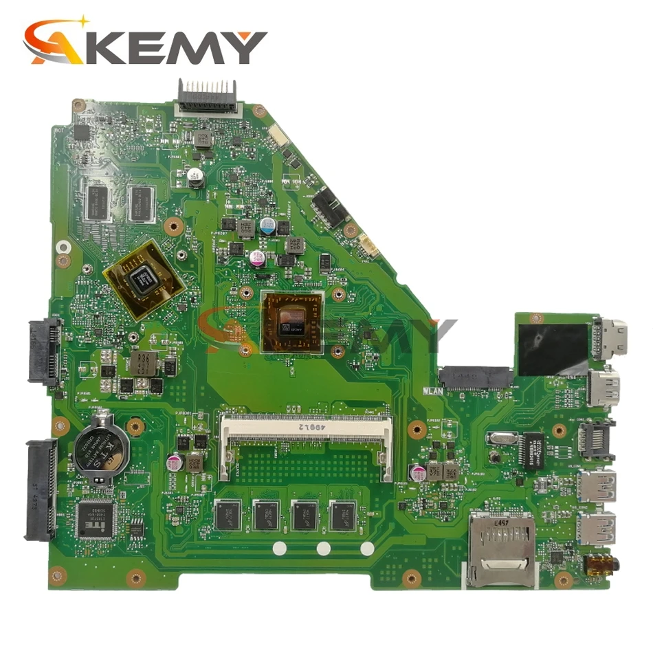 AKEMY X550EP материнская плата для ноутбука For Asus X550E D552E X552E оригинальная A4-5100 CPU 4 Гб RAM |