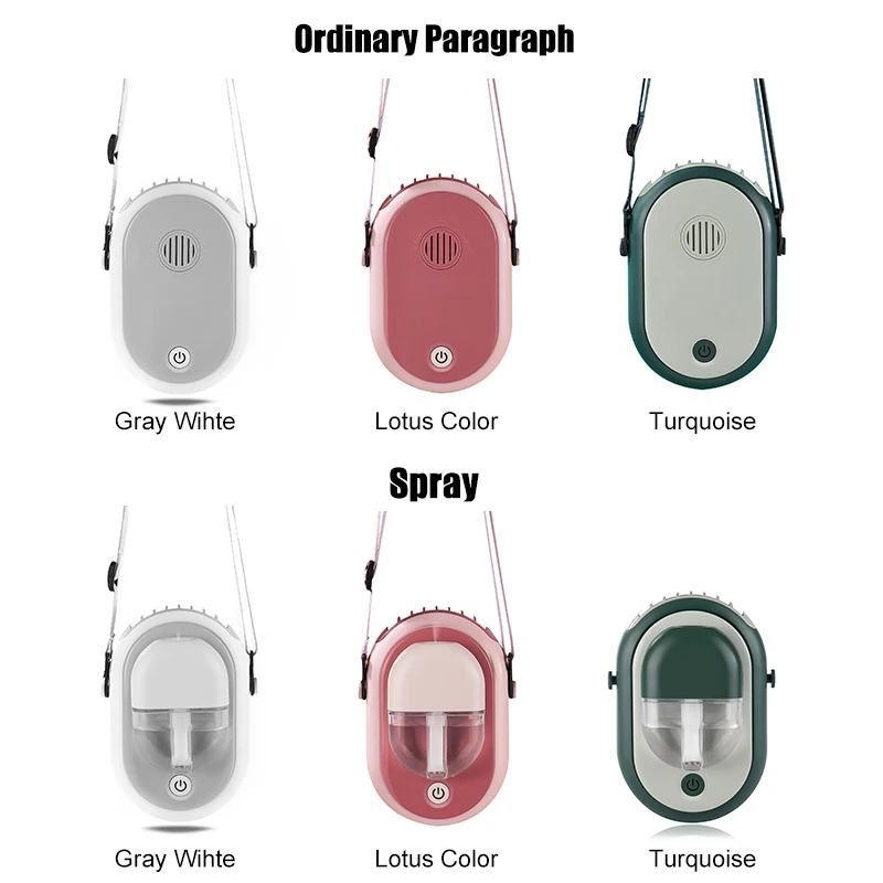 3-in-1 USB Mini Fan with Humidifier Hanging Neck Sprayer with Stand Portable Outdoor Mute Cooler Aromatherapy Available
3-in-1 USB Mini Fan with Humidifier Hanging Neck Sprayer with Stand Portable Outdoor Mute Cooler Aromatherapy Available