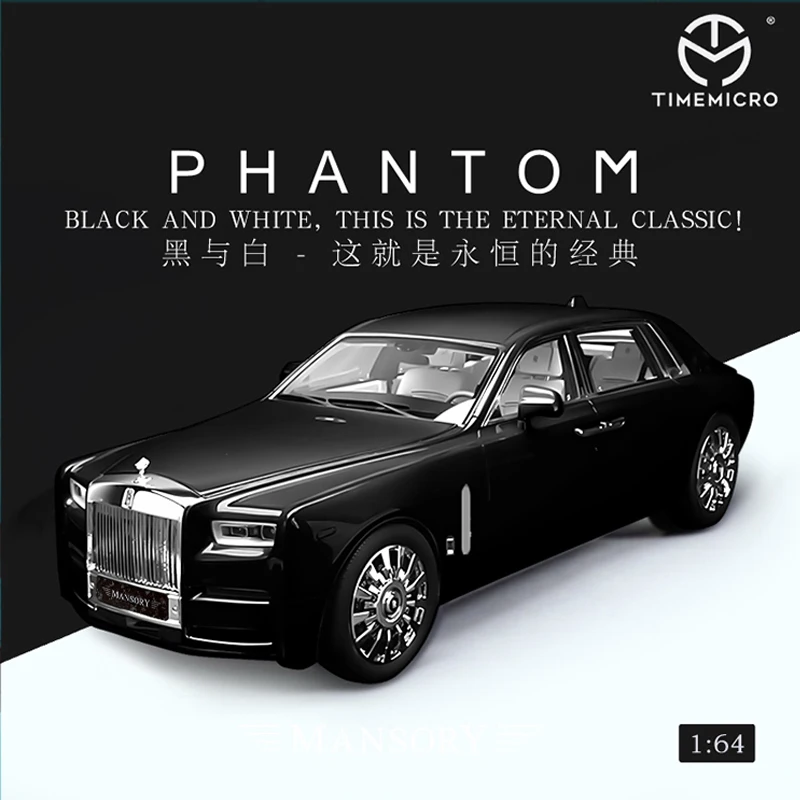 Time Micro 1/64 Model Car Rolls-Royce PHANTOM 8 Refitted Alloy Die-Cast Version Collection Display Gifts Toy
Time Micro 1/64 Model Car Rolls-Royce PHANTOM 8 Refitted Alloy Die-Cast Version Collection Display Gifts Toy