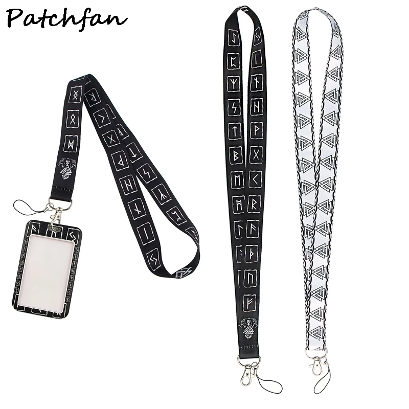 AD712 Patchfan Old Style Retro Black Amulet Vintage Norse Runes Keychain keys Badge Mobile Phone Lanyard With Card Holder Cover
AD712 Patchfan Old Style Retro Black Amulet Vintage Norse Runes Keychain keys Badge Mobile Phone Lanyard With Card Holder Cover