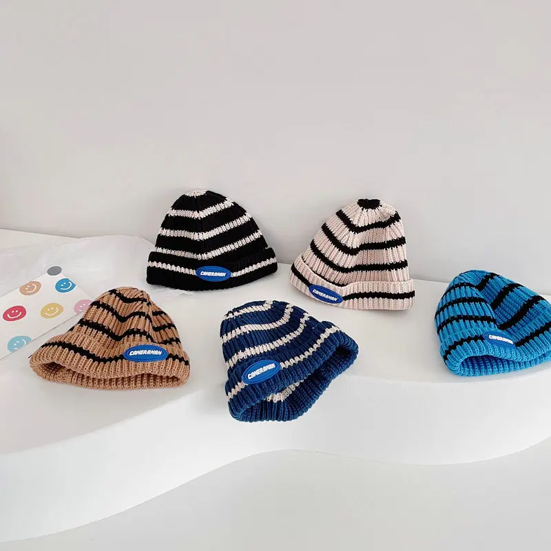Kids Knitting Hats Wool Solid Candy Color Skullies Beanies Stripe Neck Warm Soft Caps Curled Edges for Cool Children 2021 Winter
Kids Knitting Hats Wool Solid Candy Color Skullies Beanies Stripe Neck Warm Soft Caps Curled Edges for Cool Children 2021 Winter