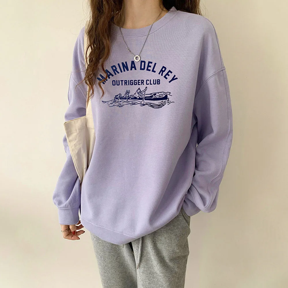 Women Fashion Fall Hoodie Casual OL Commuter Long Sleeve Letter Printing Pullover Round Neck Patchwork Loose Winter Top For Lady
Women Fashion Fall Hoodie Casual OL Commuter Long Sleeve Letter Printing Pullover Round Neck Patchwork Loose Winter Top For Lady