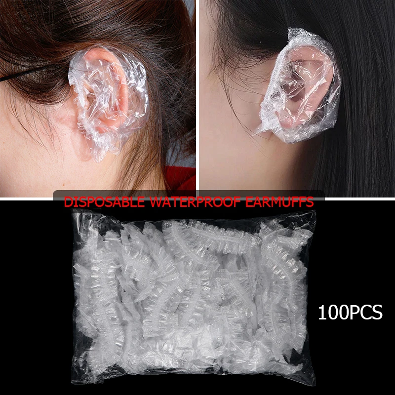100pcs Disposable Ear Cover Waterproof Bath Shower Hair Dyeing Ear Protector Shield Earmuffs Caps Plastic Disposable Earmuffs
100pcs Disposable Ear Cover Waterproof Bath Shower Hair Dyeing Ear Protector Shield Earmuffs Caps Plastic Disposable Earmuffs
