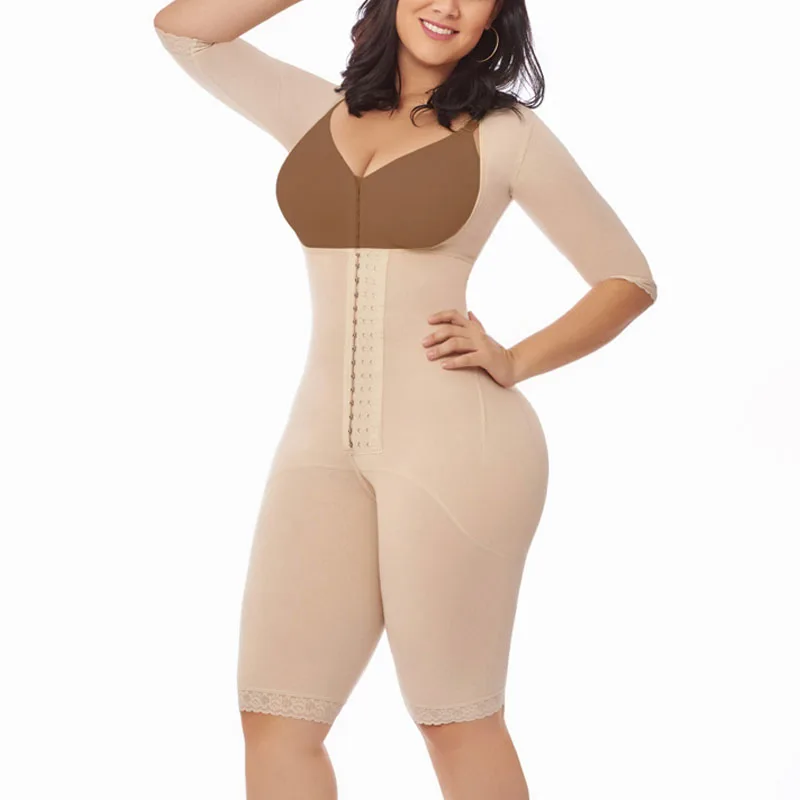 Women's High Compression Waist Trainer Middle Sleeve Tummy Control Booty Lifting Shapewear Fajas Gaine Amincissante Femm Lingeri
Women's High Compression Waist Trainer Middle Sleeve Tummy Control Booty Lifting Shapewear Fajas Gaine Amincissante Femm Lingeri
