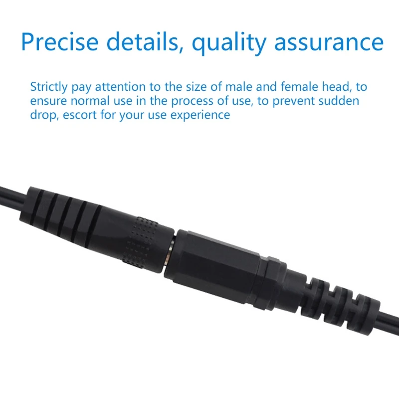 Black Good Toughness DC 5.5X2.1 Male to Female Extension Cord for Surveillance Camera Environmental Protection Skin
Black Good Toughness DC 5.5X2.1 Male to Female Extension Cord for Surveillance Camera Environmental Protection Skin