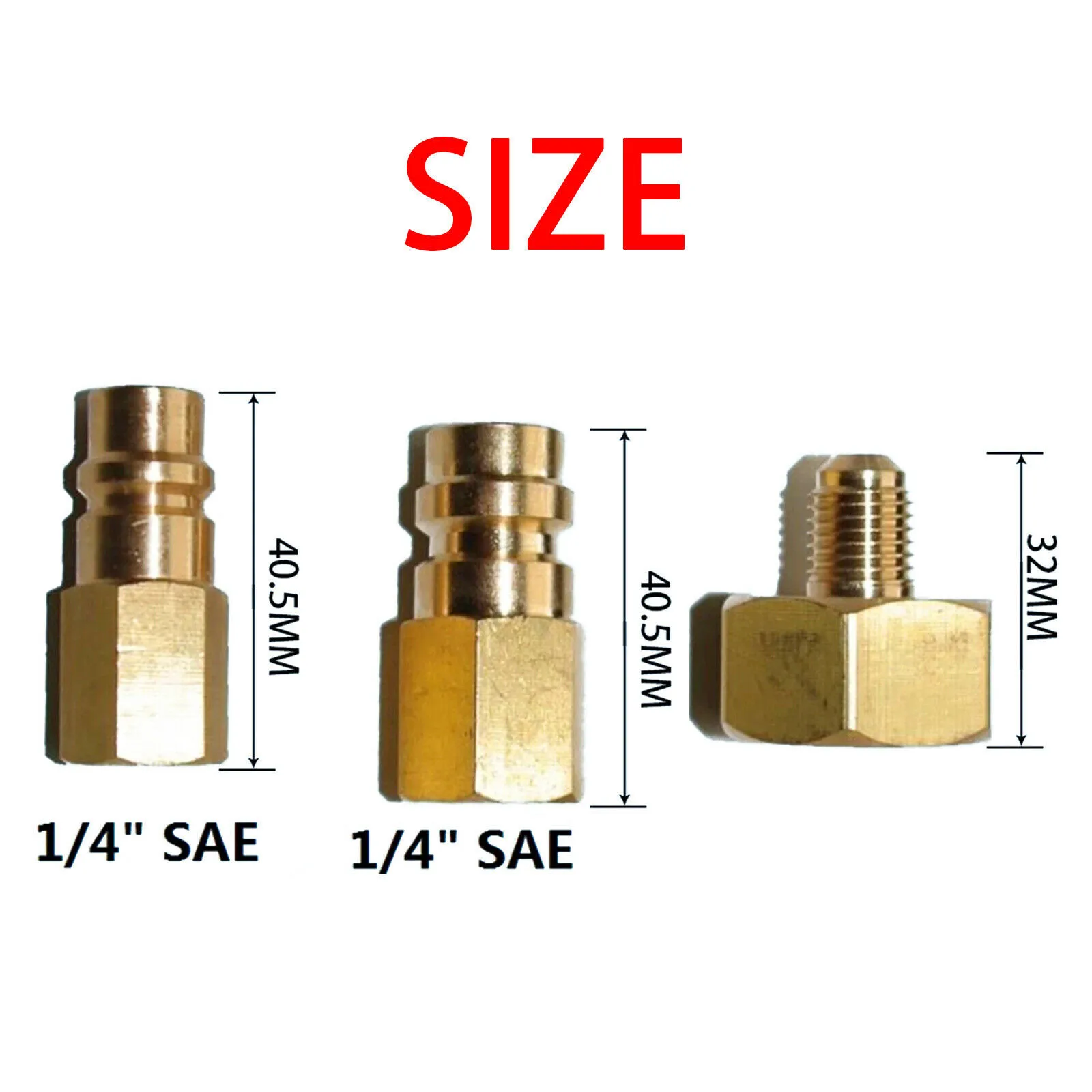 3 Pcs R134A Refrigerant Bottle Adapter Set W21.8 To 1/4'' SAE Thread Quick Couplers Air Conditioner Connector
3 Pcs R134A Refrigerant Bottle Adapter Set W21.8 To 1/4'' SAE Thread Quick Couplers Air Conditioner Connector