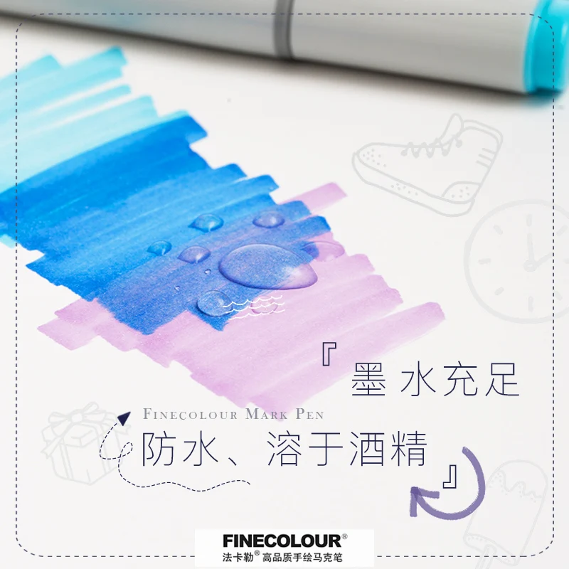 Finecolor Marker Suit Hand Drawing Cartoon Design Alcohol Oily Soft Head Color Set Double Head Watercolor Pen Color Pen Art Set
Finecolor Marker Suit Hand Drawing Cartoon Design Alcohol Oily Soft Head Color Set Double Head Watercolor Pen Color Pen Art Set