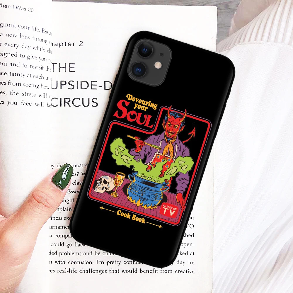 Funny Halloween Let's Summon Demons Graphic Black silicone Phone Case Cover Shell For iPhone 11 Pro Max 2019 X 6 6s 7 8 Plus 5S
Funny Halloween Let's Summon Demons Graphic Black silicone Phone Case Cover Shell For iPhone 11 Pro Max 2019 X 6 6s 7 8 Plus 5S
