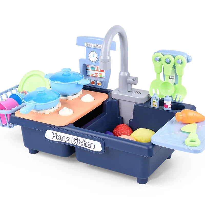 Role Play Waterproof Apron Kitchen Set Cooking Toys Wash-up Kitchen Toys With Running Water Electric Dishwasher Pretend Toy
Role Play Waterproof Apron Kitchen Set Cooking Toys Wash-up Kitchen Toys With Running Water Electric Dishwasher Pretend Toy