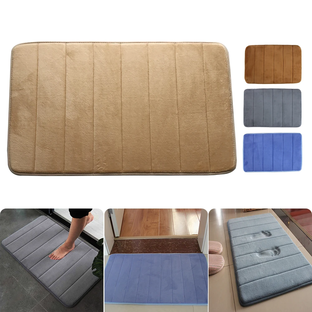 Grey Memory Foam Soft Bath Mats Non Slip Absorbent Bathroom Rugs Rubber Back Runner Mat for Kitchen Bathroom Floors
Grey Memory Foam Soft Bath Mats Non Slip Absorbent Bathroom Rugs Rubber Back Runner Mat for Kitchen Bathroom Floors