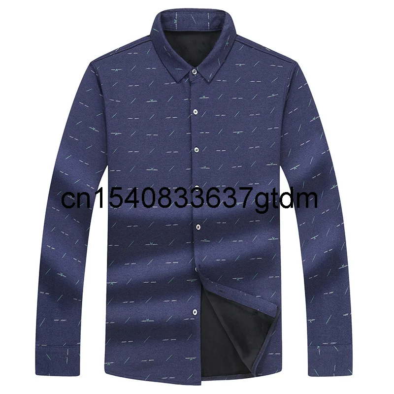 Autumn and winter thick men's fat plus size fashionable casual Plush shirt men's fat printed long sleeve warm shirt
Autumn and winter thick men's fat plus size fashionable casual Plush shirt men's fat printed long sleeve warm shirt