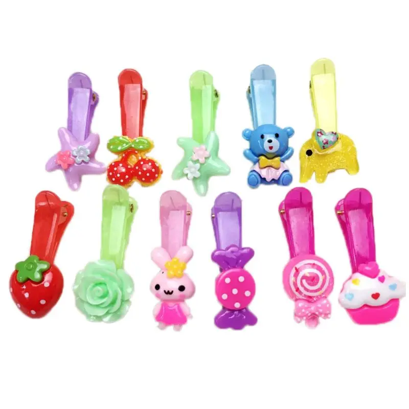 1Pc 3.5cm Baby Kids Girl Plastic Jelly Hair Clips Cute Resin Cartoon Animal Fruit Flower Hairpins Colorful alligator Barrettes
1Pc 3.5cm Baby Kids Girl Plastic Jelly Hair Clips Cute Resin Cartoon Animal Fruit Flower Hairpins Colorful alligator Barrettes
