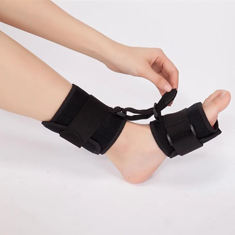 

Adjustable Nightime Ankle Brace Support AFO Orthotics Strap Elevator Plantar Fasciitis Foot Cramps Preventing Foot Drop