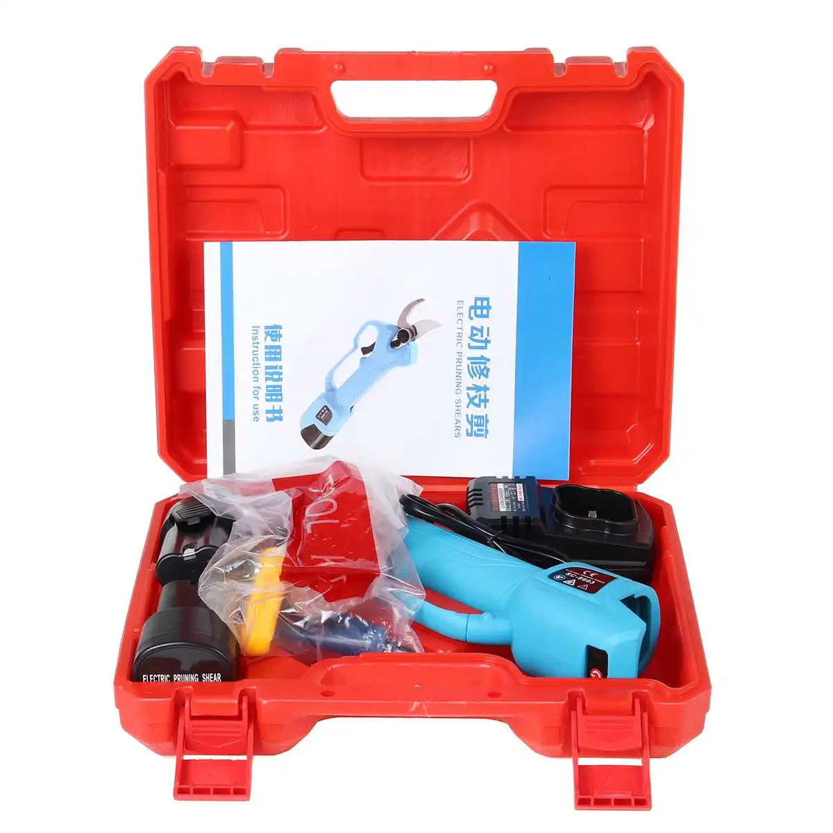 Doersupp 16.8V 88VF Cordless Pruner Electric Pruning Shear Lithium-ion Battery Efficient Fruit Tree Bonsai Pruning Branch Cutter
Doersupp 16.8V 88VF Cordless Pruner Electric Pruning Shear Lithium-ion Battery Efficient Fruit Tree Bonsai Pruning Branch Cutter