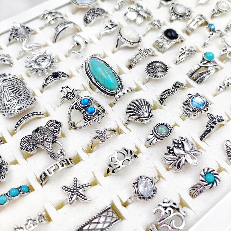 50/100Pcs/Lot Bohemia кольца Vintage Golden Silver Plated Mix Style Finger Rings For Women Gift Jewelry
50/100Pcs/Lot Bohemia кольца Vintage Golden Silver Plated Mix Style Finger Rings For Women Gift Jewelry