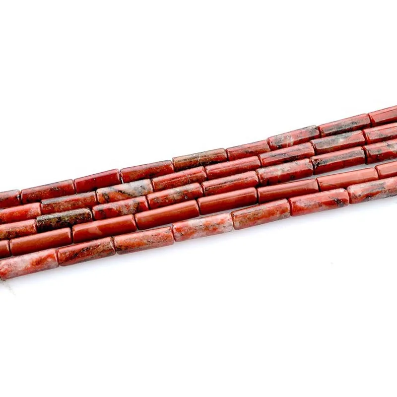 4*13mm Natural Stone redt Jaspers Column Tube Beads For Needlework Jewelry Making Handmade Bracelet Jewellery Accessory
4*13mm Natural Stone redt Jaspers Column Tube Beads For Needlework Jewelry Making Handmade Bracelet Jewellery Accessory