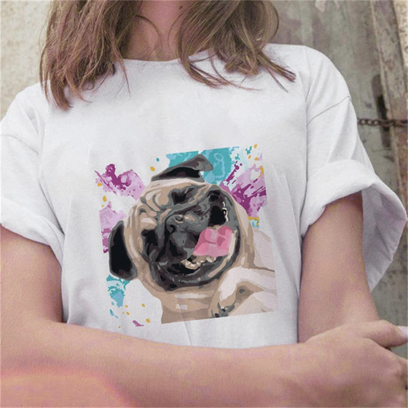 Harajuku Fashion Grunge T-shirt Oil Painting Fighting Print Women's T-shirt Short Sleeve Cute Dog Graphic T-shirt Female
Harajuku Fashion Grunge T-shirt Oil Painting Fighting Print Women's T-shirt Short Sleeve Cute Dog Graphic T-shirt Female