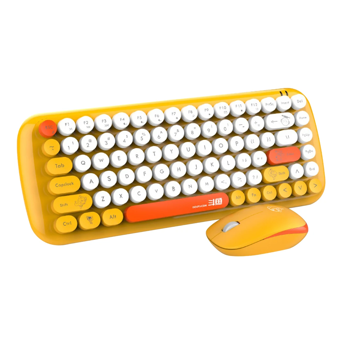 2.4G Laptop Office Household Wireless Game Keyboard And Mouse Combos With Round Keycap - Orange
2.4G Laptop Office Household Wireless Game Keyboard And Mouse Combos With Round Keycap - Orange