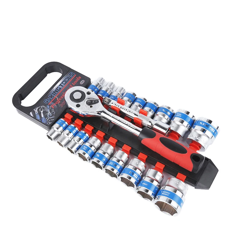 1/2" Drive Sockets Set Crv Quick Release Reversible Ratchet Socket Wrench Set Tools With Hanging Rack
1/2" Drive Sockets Set Crv Quick Release Reversible Ratchet Socket Wrench Set Tools With Hanging Rack