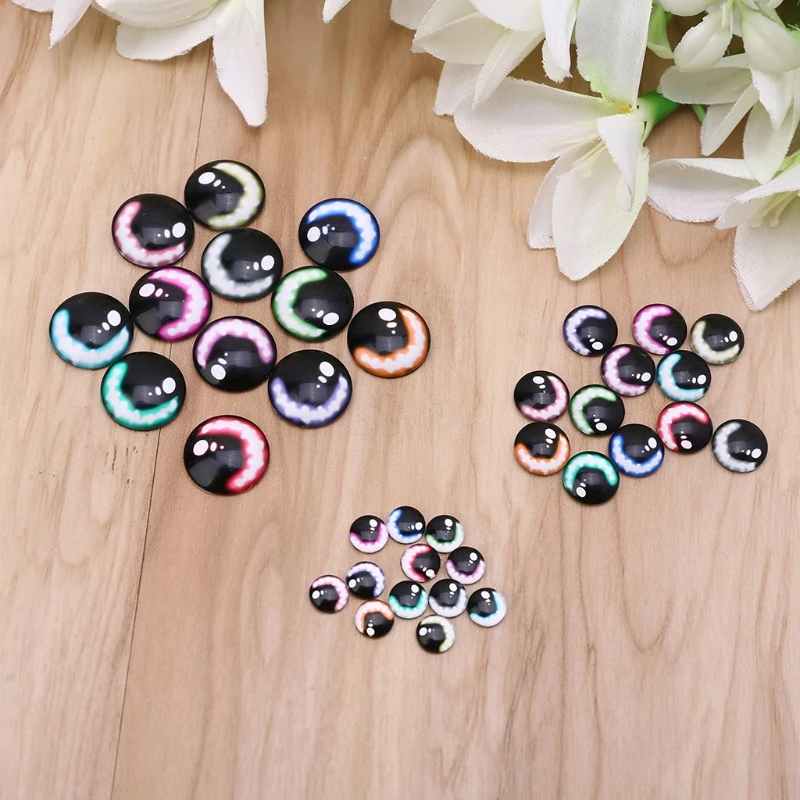 20pcs 8/12/18mm Glass Doll Eyes DIY Crafts Eyeballs for Dinosaur Animal Eye Accessories Jewelry Making Handmade
20pcs 8/12/18mm Glass Doll Eyes DIY Crafts Eyeballs for Dinosaur Animal Eye Accessories Jewelry Making Handmade