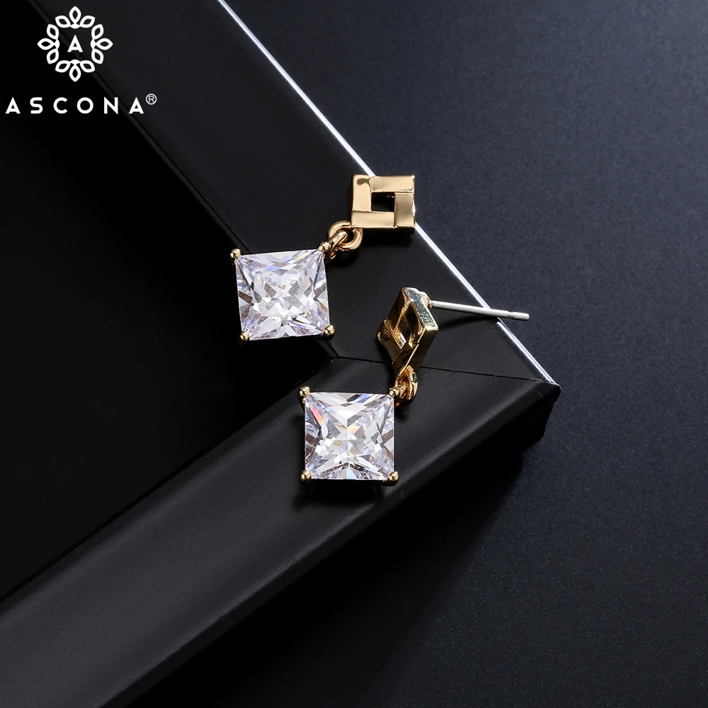 ASCONA 2021 New Trendy Square Drop Earrings For Women Copper Huge Crystal Zircon Dangle Drop Earrings Fashion Jewelry
ASCONA 2021 New Trendy Square Drop Earrings For Women Copper Huge Crystal Zircon Dangle Drop Earrings Fashion Jewelry