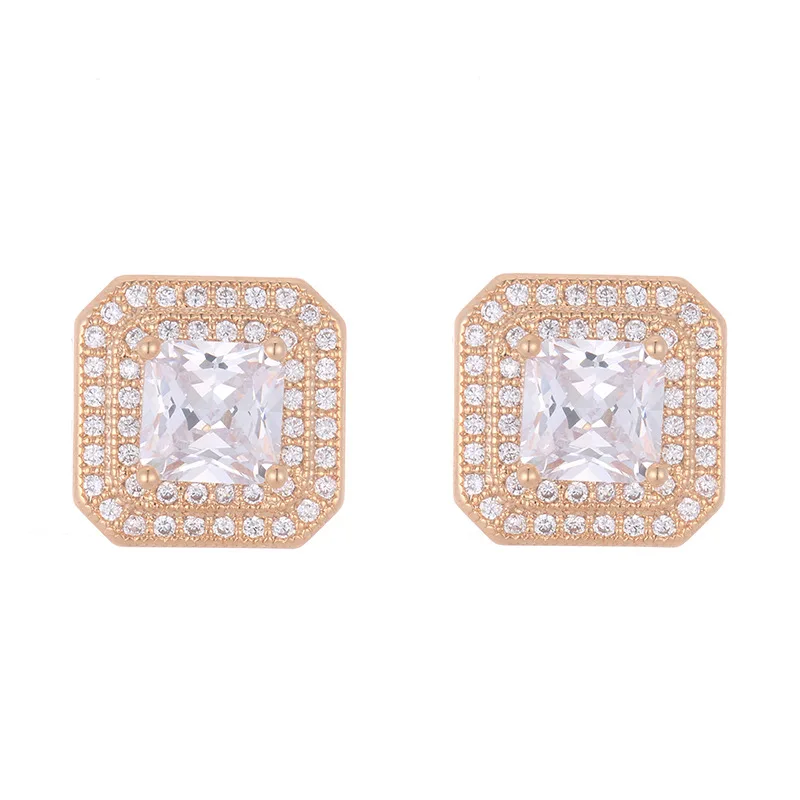 Real Sterling Silver Plated Princess Cut Zirconia Stud Earrings for Women Wedding Brincos Boucle D'oreille Femme Bijoux Jewelry
Real Sterling Silver Plated Princess Cut Zirconia Stud Earrings for Women Wedding Brincos Boucle D'oreille Femme Bijoux Jewelry