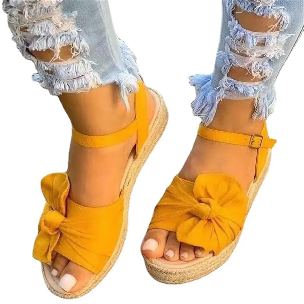 New Women's Platform Sandals 2021 Summer Sweet Bowknot Peep Toe Ladies Shoes 35-43 Large-Sized Dress Office Party Flat Sandals
New Women's Platform Sandals 2021 Summer Sweet Bowknot Peep Toe Ladies Shoes 35-43 Large-Sized Dress Office Party Flat Sandals