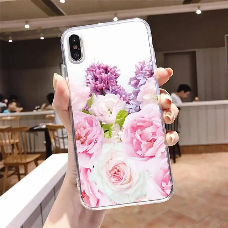 Peony pink flower Phone Case Transparent soft For iphone 5 5s 5c se 6 6s 7 8 11 12 plus mini x xs xr pro max
Peony pink flower Phone Case Transparent soft For iphone 5 5s 5c se 6 6s 7 8 11 12 plus mini x xs xr pro max