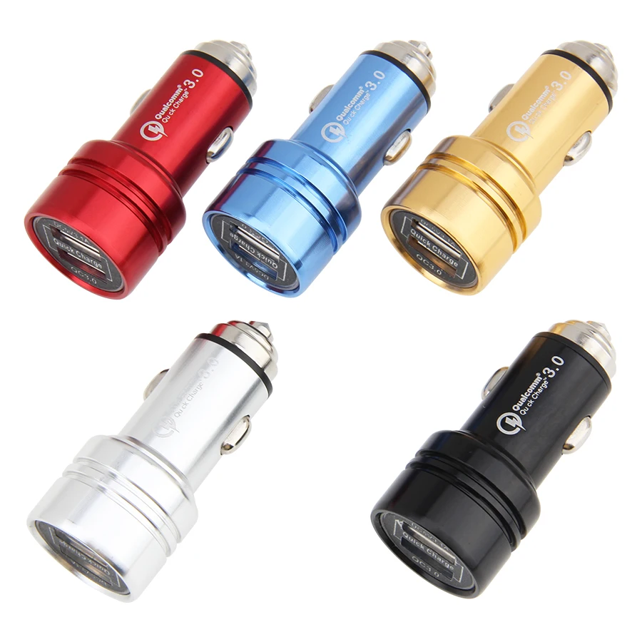 500pcs/lot Safety Hammer Design Dual USB Car Charger 5V 3.1A 9V 2A Colorful Charging Adapter QC3.0 Charger for IPhone Xiaomi
500pcs/lot Safety Hammer Design Dual USB Car Charger 5V 3.1A 9V 2A Colorful Charging Adapter QC3.0 Charger for IPhone Xiaomi
