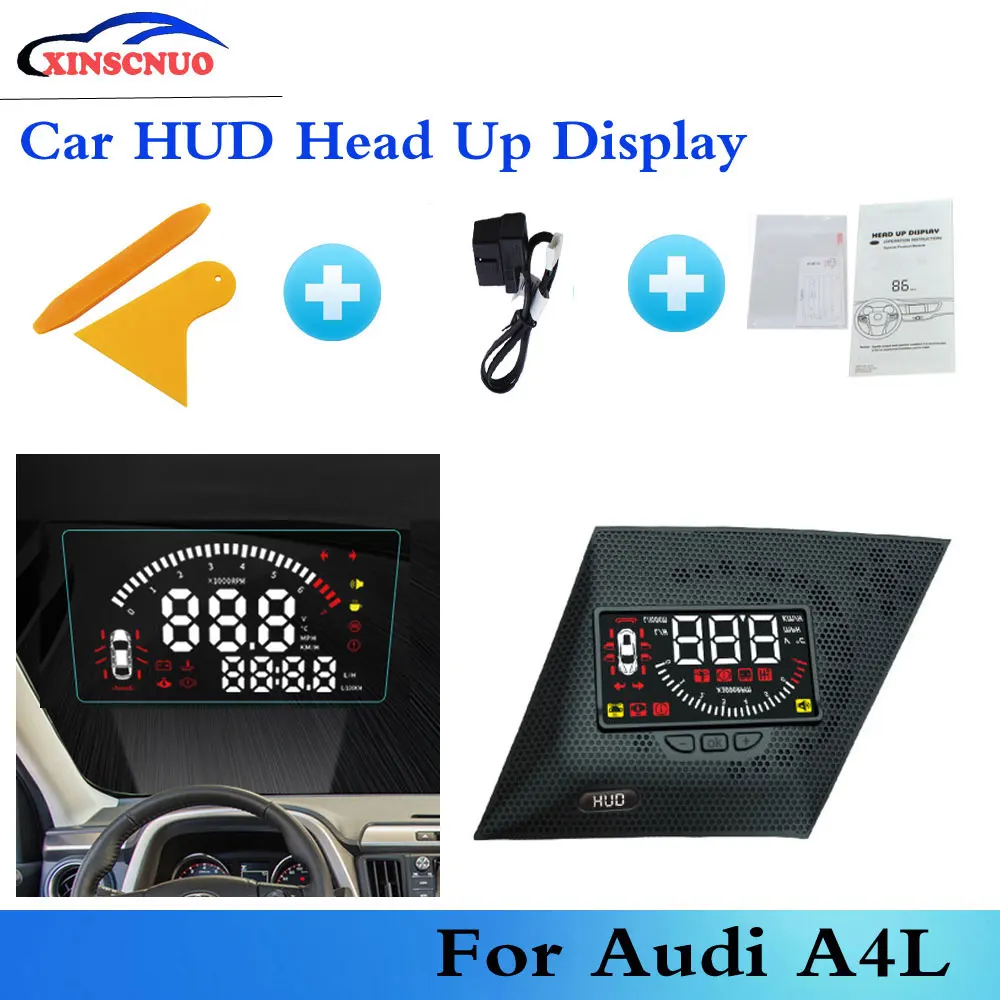 XINSCNUO OBD Car HUD Head Up Display For Audi A4L/Q5L/A6L 2017-2019 Speedometer Projector Safe Driving Screen Airborne computer
XINSCNUO OBD Car HUD Head Up Display For Audi A4L/Q5L/A6L 2017-2019 Speedometer Projector Safe Driving Screen Airborne computer