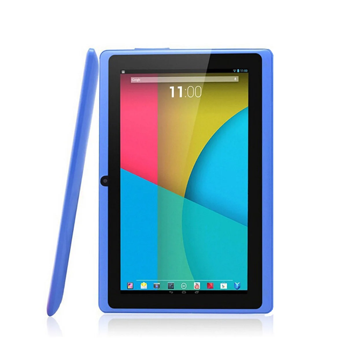 

7 Inch A33 Quad Core Tablet Allwinner Android 4.4 KitKat Capacitive 1.3GHz 512MB RAM 4GB ROM WIFI Dual Camera Flashlight Q88