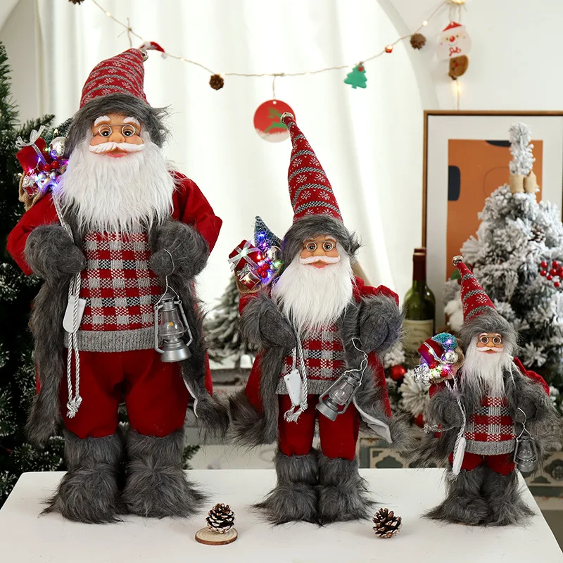 New Year 2022 Christmas Decorations for Home Santa Claus Doll Toy 30cm 45cm 60cm Window Ornaments Christmas Xmas Tree Ornaments
New Year 2022 Christmas Decorations for Home Santa Claus Doll Toy 30cm 45cm 60cm Window Ornaments Christmas Xmas Tree Ornaments