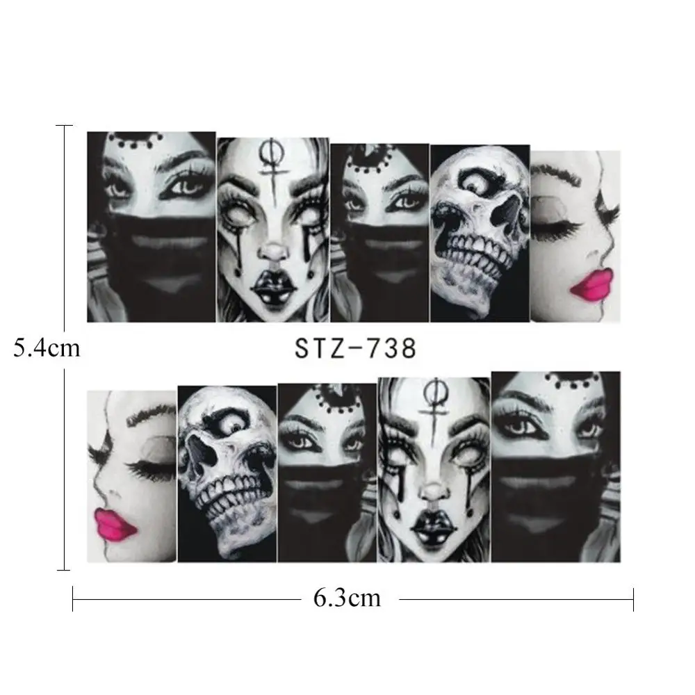 25pcs Nail Stickers Halloween Sets Skull Bone DIY Slider Nail Art Water Decals Manicure Decoration Wraps Nail Free shipping
25pcs Nail Stickers Halloween Sets Skull Bone DIY Slider Nail Art Water Decals Manicure Decoration Wraps Nail Free shipping