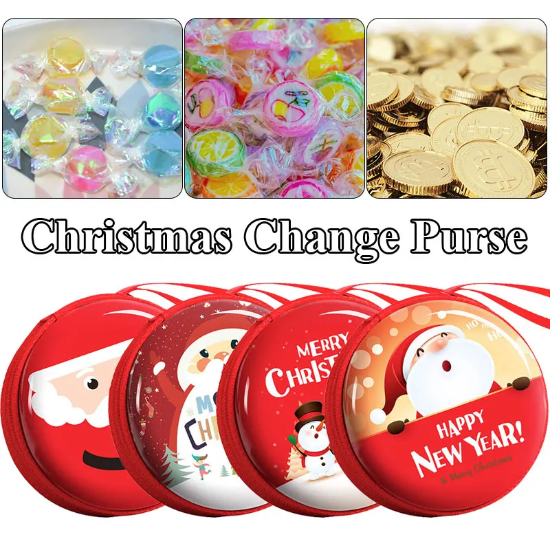 Round Christmas Tinplate Coin Purse Cartoon Cute Simple All-match Children Kids Change Coin Purse Creative Christmas Storage Bag
Round Christmas Tinplate Coin Purse Cartoon Cute Simple All-match Children Kids Change Coin Purse Creative Christmas Storage Bag
