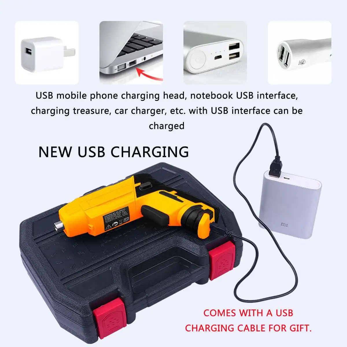 4.2V Electric Screwdriver Rechargeable Cordless Power Drill Screw Driver Kit Twistable Handle Mini Screwdriver Drill Home DIY
4.2V Electric Screwdriver Rechargeable Cordless Power Drill Screw Driver Kit Twistable Handle Mini Screwdriver Drill Home DIY